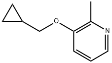 3-(cyclopropylmethoxy)-2-methylpyridine Structure