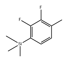 (2,3-Difluoro-4-methylphenyl)trimethylsilane Structure