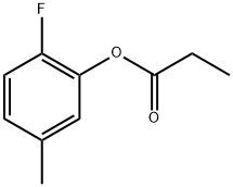 Phenol, 2-fluoro-5-methyl-, 1-propanoate Structure