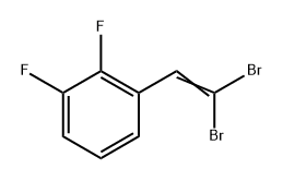 1-(2,2-dibromovinyl)-2,3-difluorobenzene Structure