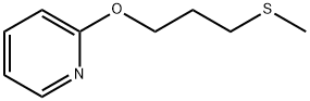 2-[3-(Methylthio)propoxy]pyridine Structure