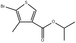 1-Methylethyl 5-bromo-4-methyl-3-thiophenecarboxylate Structure