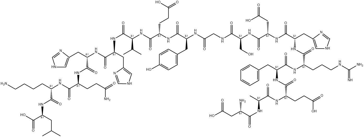 β-Amyloid (1-17) 구조식 이미지