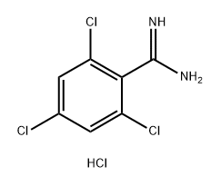 2,4,6-trichlorobenzene-1-carboximidamide
hydrochloride Structure