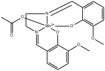 Manganese (Salen-3,3'-dimethoxy)acetate Structure