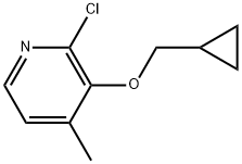 2-chloro-3-(cyclopropylmethoxy)-4-methylpyridine Structure