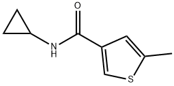 N-Cyclopropyl-5-methyl-3-thiophenecarboxamide Structure