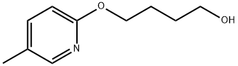 4-[(5-Methyl-2-pyridinyl)oxy]-1-butanol Structure