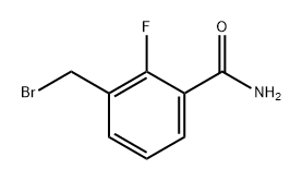 3-(Bromomethyl)-2-fluorobenzamide 구조식 이미지