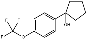 1-(4-(trifluoromethoxy)phenyl)cyclopentanol Structure