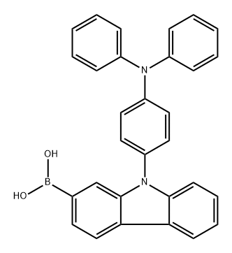 (9-(4-(DIPHENYLAMINO)PHENYL)-9H-CARBAZOL-2-YL)BORONIC ACID Structure