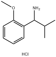 1-(2-methoxyphenyl)-2-methylpropan-1-amine hydrochloride Structure