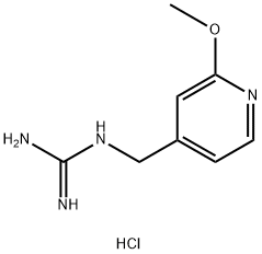 N-[(2-methoxypyridin-4-yl)methyl]guanidine hydrochloride Structure