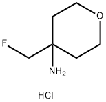 4-(fluoromethyl)oxan-4-amine hydrochloride Structure