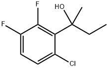 2-(6-chloro-2,3-difluorophenyl)butan-2-ol 구조식 이미지