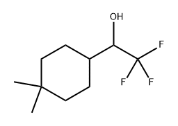 1-(4,4-Dimethylcyclohexyl)-2,2,2-trifluoroethan-1-ol Structure