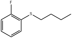 butyl(2-fluorophenyl)sulfane Structure