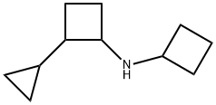 N-cyclobutyl-2-cyclopropylcyclobutan-1-amine Structure