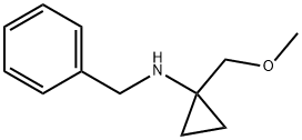 N-benzyl-1-(methoxymethyl)cyclopropan-1-amine Structure