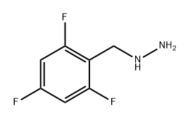 (2,4,6-trifluorophenyl)methyl]hydrazine Structure