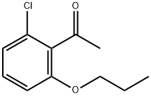 1-(2-chloro-6-propoxyphenyl)ethanone Structure