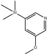 3-Methoxy-5-(trimethylsilyl)pyridine Structure