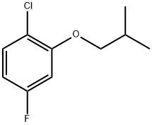 1-chloro-4-fluoro-2-isobutoxybenzene Structure