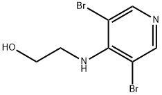 2-(3,5-dibromopyridin-4-ylamino)ethanol 구조식 이미지