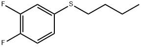 butyl(3,4-difluorophenyl)sulfane 구조식 이미지