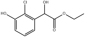 Ethyl 2-chloro-α,3-dihydroxybenzeneacetate Structure