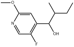 5-Fluoro-2-methoxy-α-(1-methylpropyl)-4-pyridinemethanol Structure