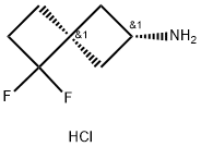 (2S,4R)-5,5-Difluorospiro[3.3]heptan-2-amine hydrochloride 구조식 이미지