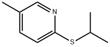 5-Methyl-2-[(1-methylethyl)thio]pyridine Structure