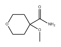 4-Methoxy-tetrahydro-pyran-4-carboxylic acid amide Structure