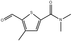 5-Formyl-N,N,4-trimethyl-2-thiophenecarboxamide Structure