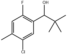 1-(5-chloro-2-fluoro-4-methylphenyl)-2,2-dimethylpropan-1-ol Structure