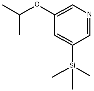 3-(1-Methylethoxy)-5-(trimethylsilyl)pyridine Structure