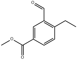 methyl 4-ethyl-3-formylbenzoate Structure