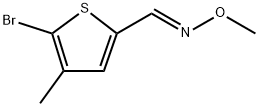 5-Bromo-4-methyl-2-thiophenecarboxaldehyde O-methyloxime Structure