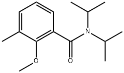 2-Methoxy-3-methyl-N,N-bis(1-methylethyl)benzamide Structure