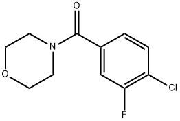 (4-chloro-3-fluorophenyl)(morpholino)methanone Structure