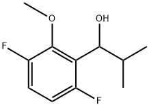 1-(3,6-difluoro-2-methoxyphenyl)-2-methylpropan-1-ol Structure