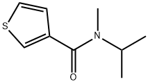 N-Methyl-N-(1-methylethyl)-3-thiophenecarboxamide Structure