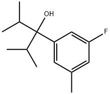 3-Fluoro-5-methyl-α,α-bis(1-methylethyl)benzenemethanol Structure