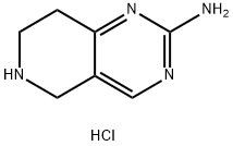 Pyrido[4,3-d]pyrimidin-2-amine, 5,6,7,8-tetrahydro-, hydrochloride (1:1) 구조식 이미지