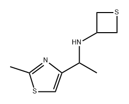 N-[1-(2-methyl-1,3-thiazol-4-yl)ethyl]thietan-3-amine Structure
