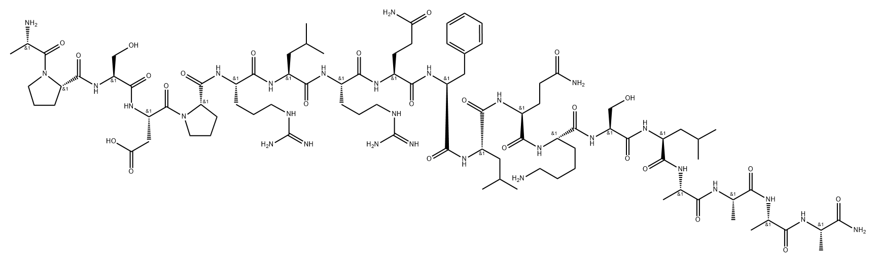Neuronostatin-19 (human, canine, porcine) 구조식 이미지