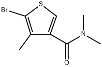 5-Bromo-N,N,4-trimethyl-3-thiophenecarboxamide Structure