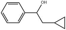 Benzenemethanol, α-(cyclopropylmethyl)- Structure