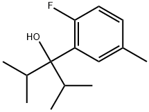 2-Fluoro-5-methyl-α,α-bis(1-methylethyl)benzenemethanol Structure